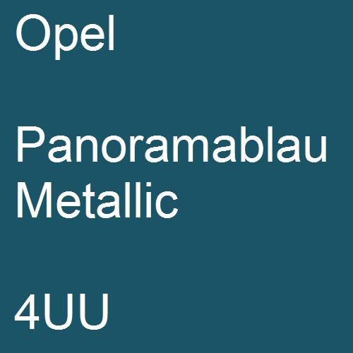 Opel, Panoramablau Metallic, 4UU.